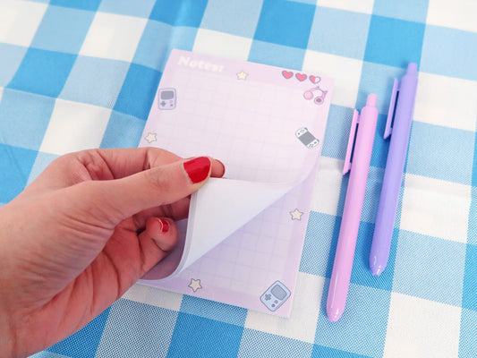 Pastel Gaming A5 Notepad.