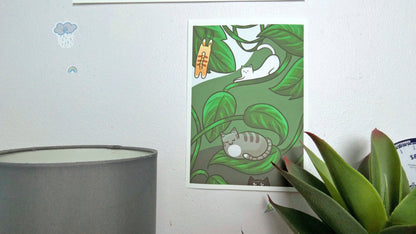 Jungle Cats Art Print