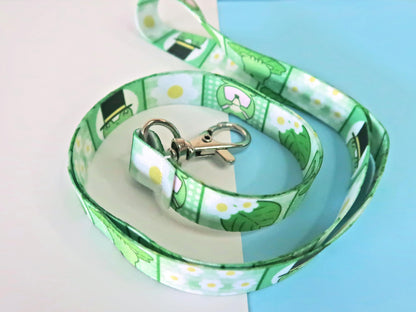 Flowers & Frogs Lanyard