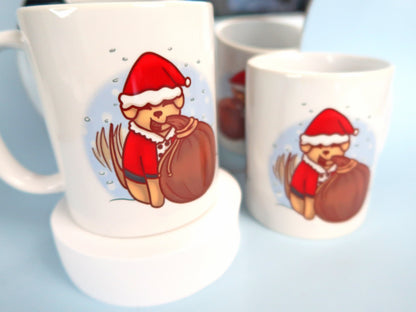 Santa Dog Mug