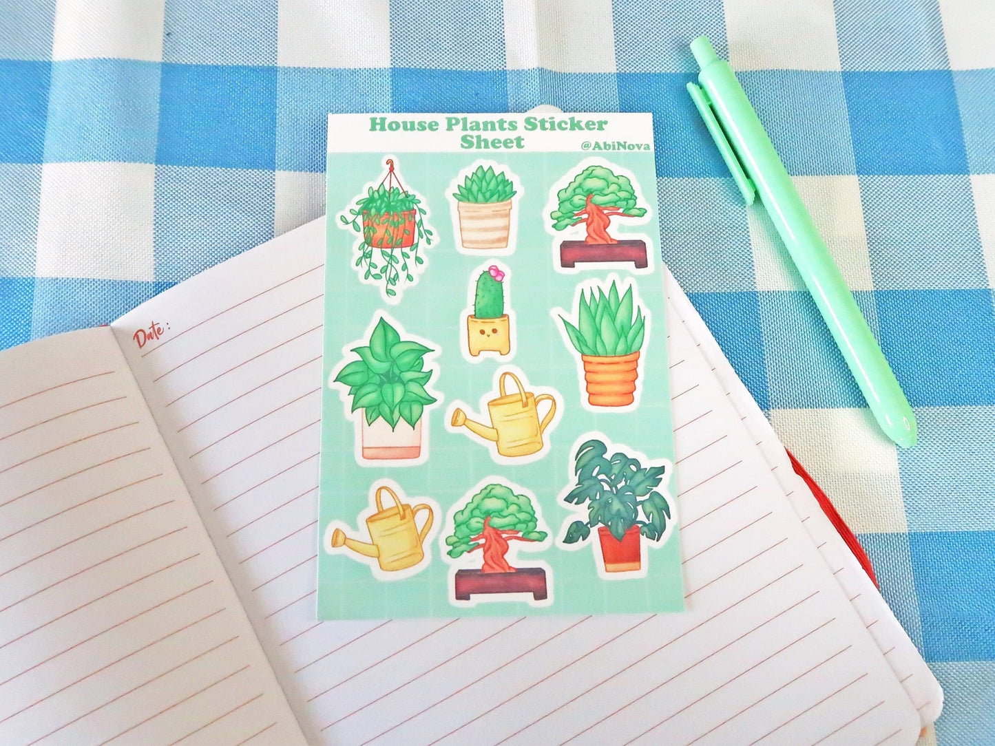 House Plants Sticker Sheet