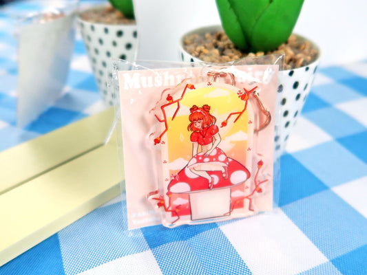 Mushroom Fairy Keychain