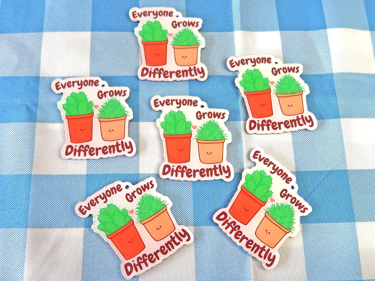 Everyone Grows Differently Fridge Magnets