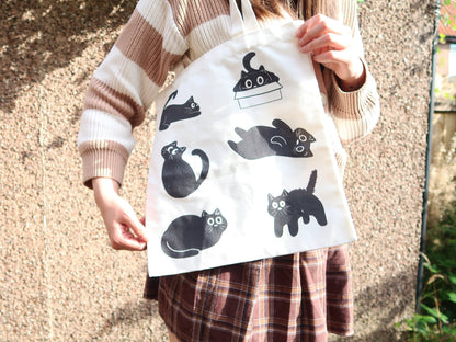 Black Cat Tote Bag